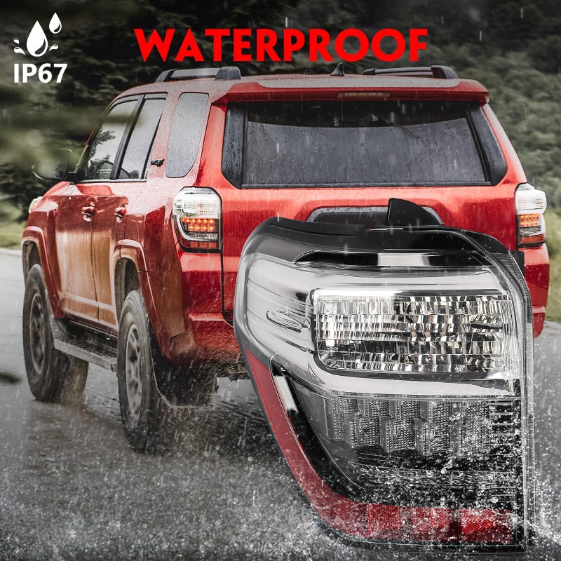 Huray Tail Light Assembly for Toyota 4Runner 2014-2020 Tail Lamp Replacement 8156135392 Driver Side (Left) - Image 5