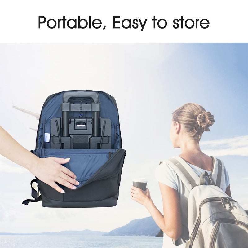 GUCHO Car Seat Travel Cart for Airport - Carseat Roller for Traveling. Extendable Base Plate, Foldable, storable, and stowable Under Your Airplane seat or Over Head Compartment. - Image 3