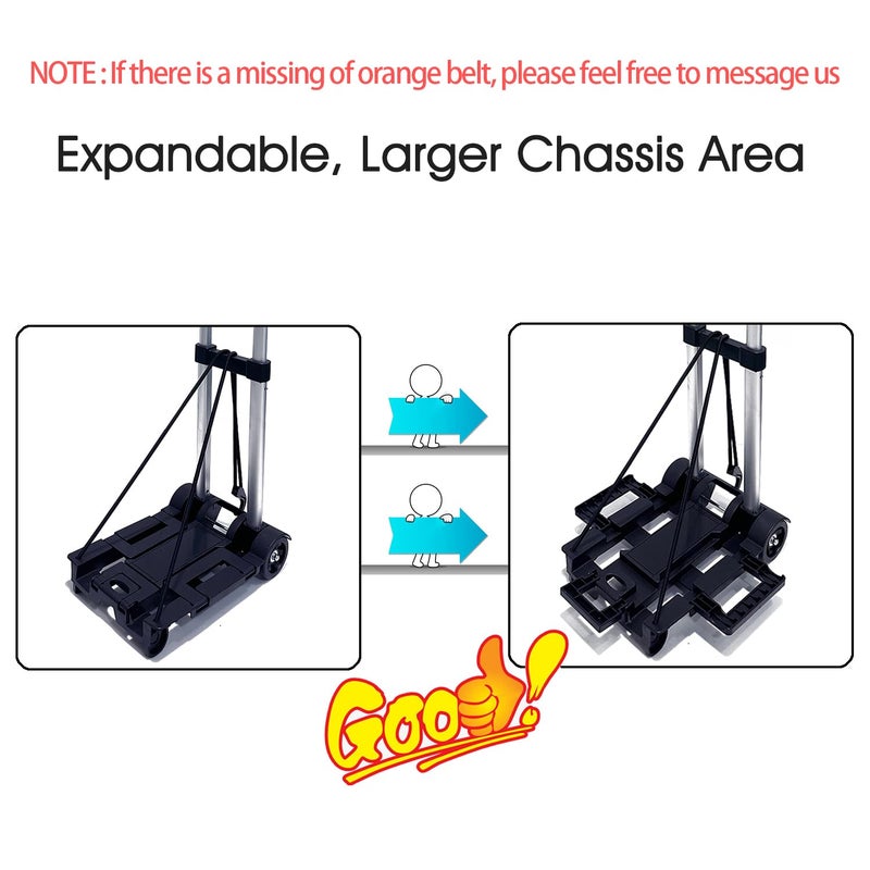 GUCHO Car Seat Travel Cart for Airport - Carseat Roller for Traveling. Extendable Base Plate, Foldable, storable, and stowable Under Your Airplane seat or Over Head Compartment. - Image 2