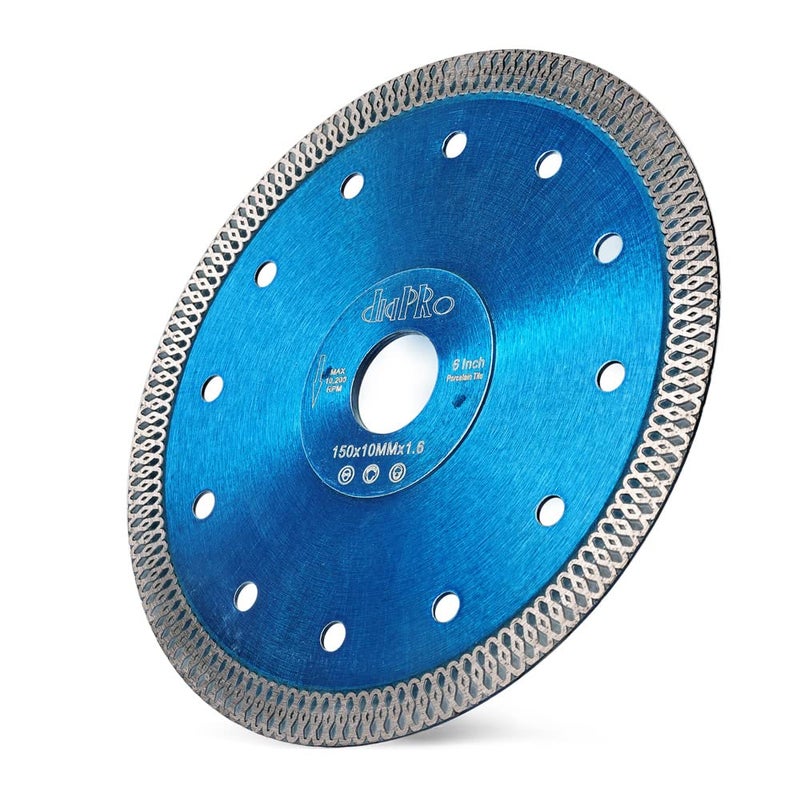 DAPRO 6" Super Thin Porcelain Tile Blade for Granite Marble Ceramic Tiles - Image 1