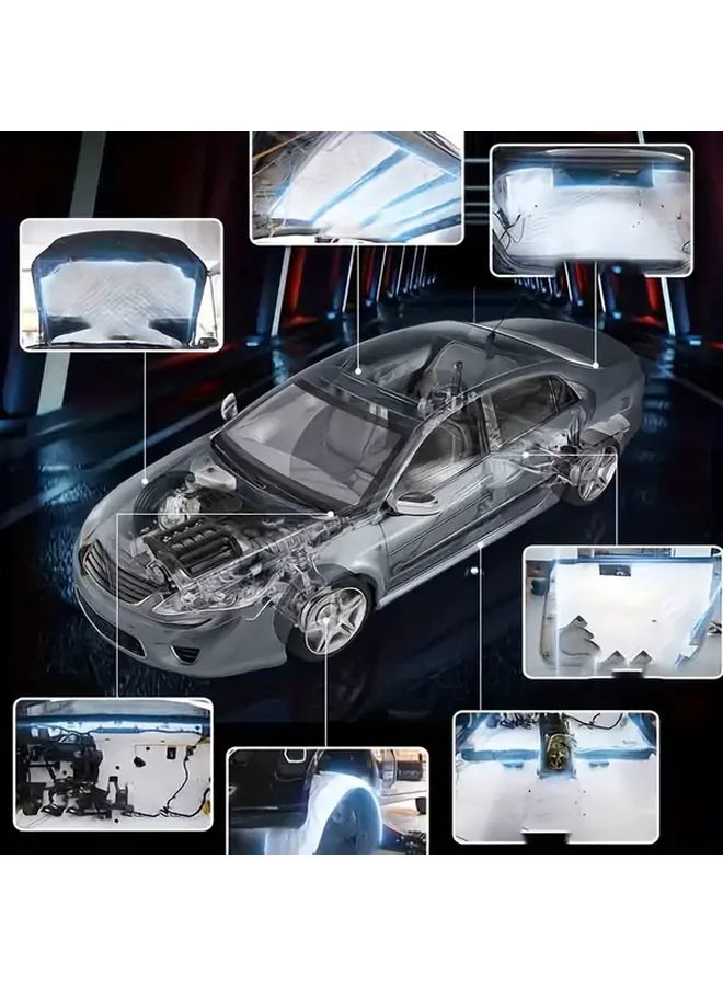 Universal Car Shock Absorbing Heat Insulation Mat 19 69x31 5 Inch - Image 4