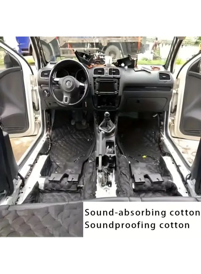 Universal Car Shock Absorbing Heat Insulation Mat 19 69x31 5 Inch - Image 5