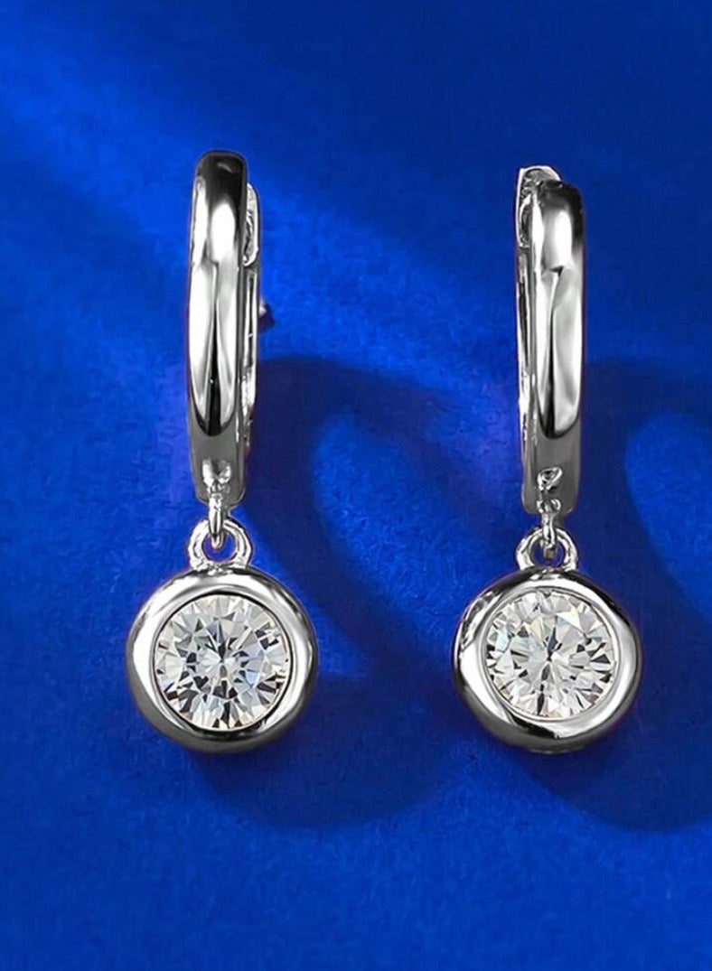 Equal Elegant Silver Stainless Steel Earrings For Women - Image 2