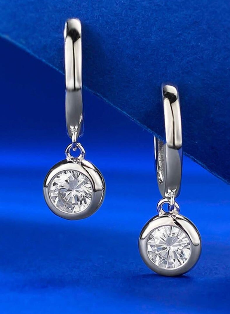 Equal Elegant Silver Stainless Steel Earrings For Women - Image 4