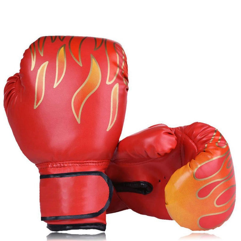 Generic Children Adult Boxing Gloves Sanda Boxing Gloves Training Special Muay Thai Boxing suit Sanda Sandbag Red 