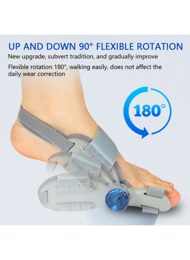 TECHLOVE Bunion Corrector for Women & Men, Adjustable Knob Double Correction Separator for Big Toe Relief Bunion Splints Hammer Toe Straightener with Pad Comfortable Effective, 1PCS - Image 5