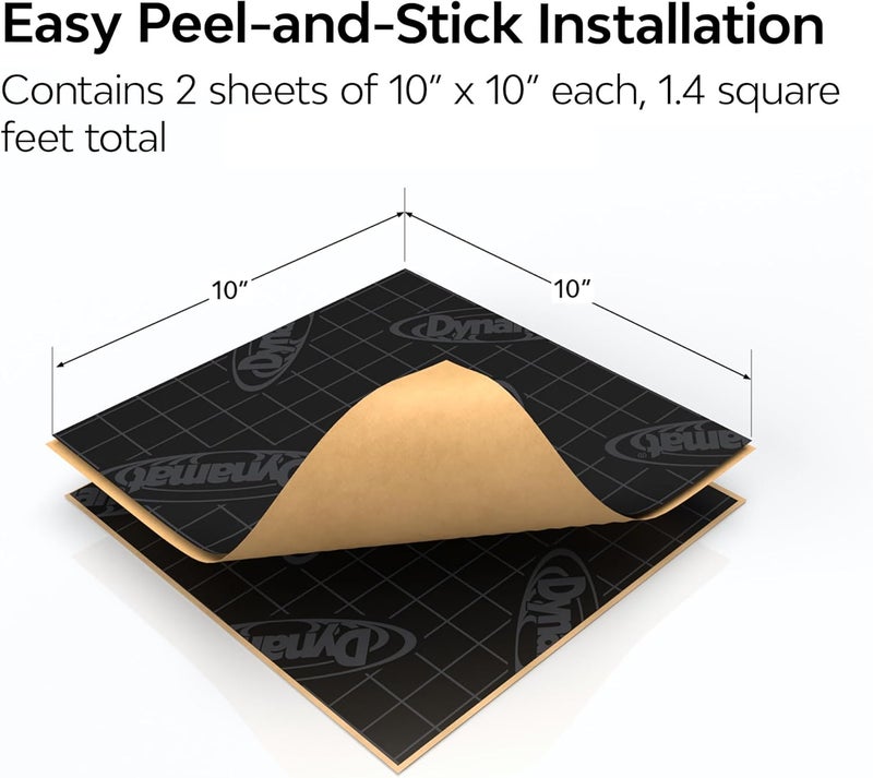Dynamat Xtreme Speaker Kit - Sound Deadening and Audio Enhancing, Black - Image 4