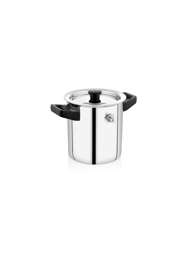 Embassy Milk Pot/Boiler/Cooker, 1 Litre (Stainless Steel) - Image 1