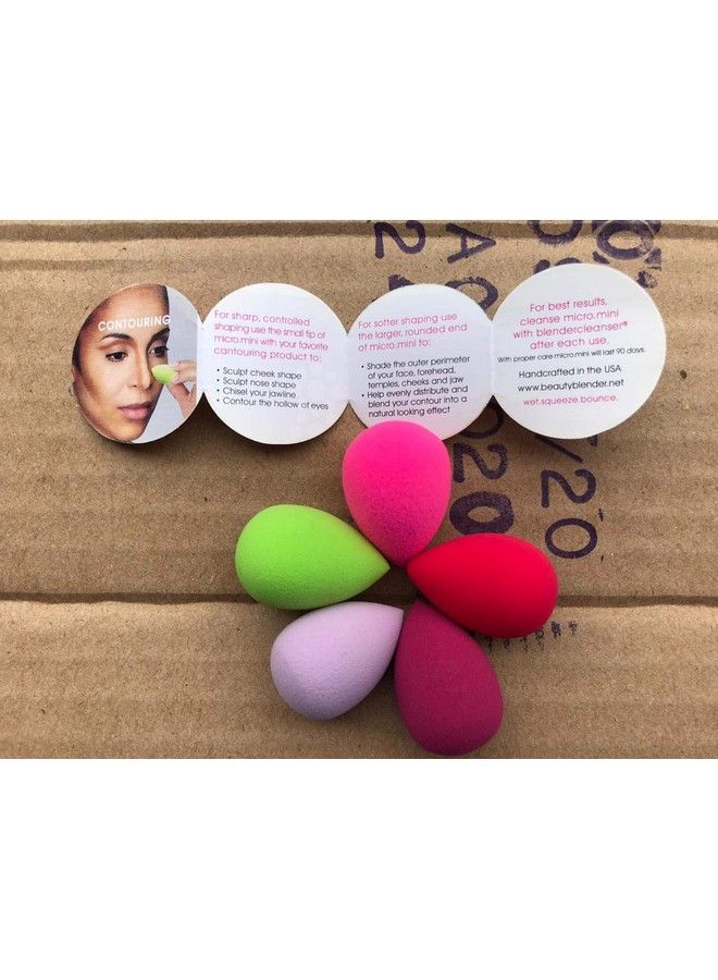 COSLUXE Professional Makeup Artist Mini Beauty Blender 5 In 1 Set Puff - Image 1
