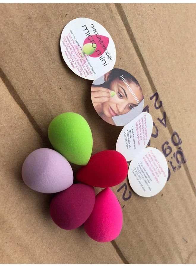 COSLUXE Professional Makeup Artist Mini Beauty Blender 5 In 1 Set Puff - Image 4