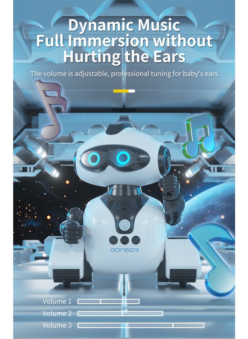 Multi-Function 2.4G Smart Robot Toy | Rechargeable Remote Control | Gesture Interaction | Recording Feature | Bright LED Eyes | Suitable for All Ages Kids  - Image 2