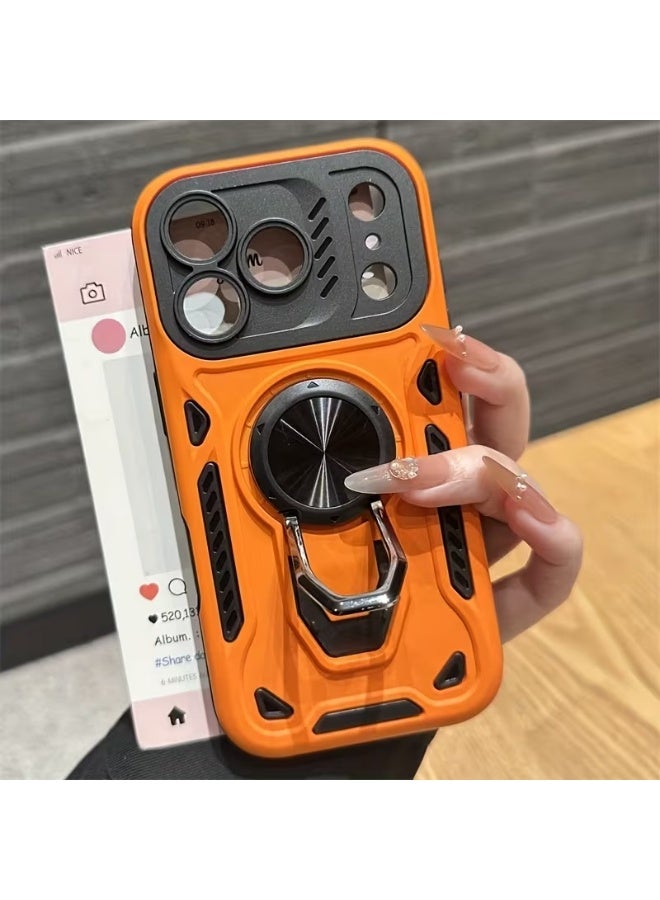 تيمو جراب هاتف شديد التحمل ومقاوم للصدمات ومزود بحلقة لتثبيت الهاتف متوافق مع ايفون 17 بروماكس - Image 2