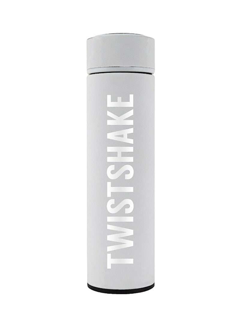 TWISTSHAKE Twistshake Hot or Cold Bottle 420ml White - Image 1