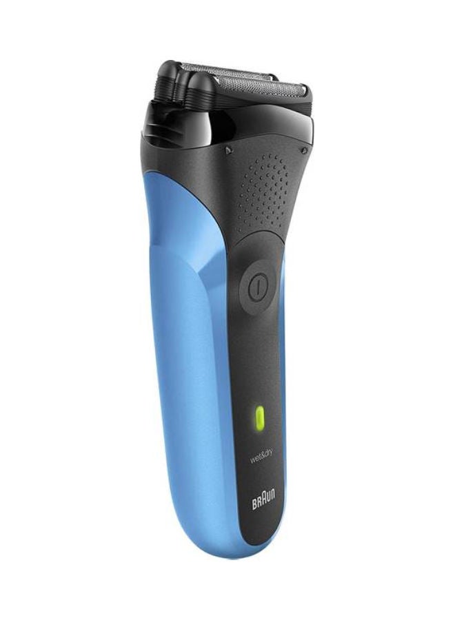 BRAUN Series 3 310s Rechargeable Wet&Dry Electric Shaver Blue/Black - Image 2
