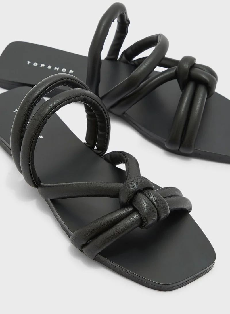 TOPSHOP Penny Double Knot Tubular Sandals