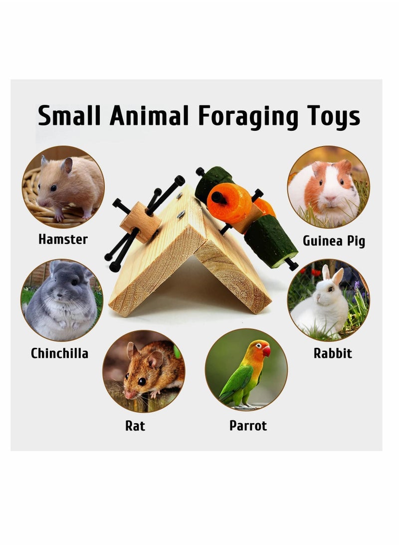 Y&D - Hamster Toys, for Hamster, Gerbils, Mice, Rats and Other Small Animals to Chew Play with, Induce Them Grind Their Teeth - Image 1