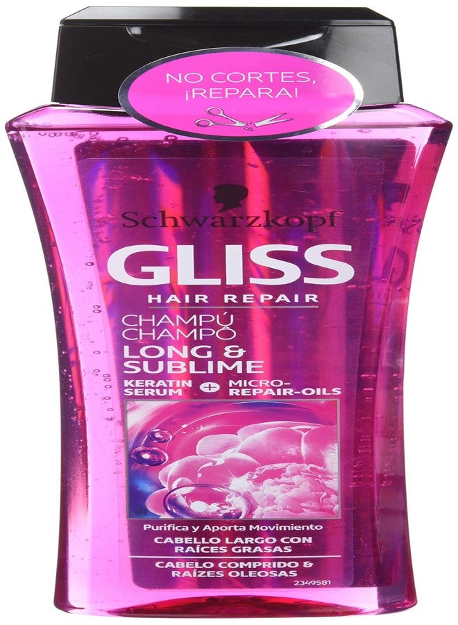 Gliss Schwarzkopf Gliss Long & Sublime Shampoo for Long Hair With Tips Open – 250 ml - Image 1
