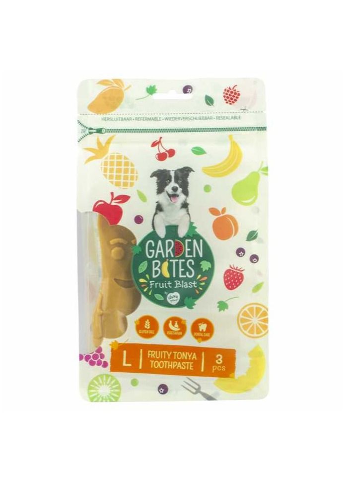 Duvo + Dog Garden Bites Fruity Tonya Toothpaste 13,5cm - 3pcs Mixed Colors - Image 3