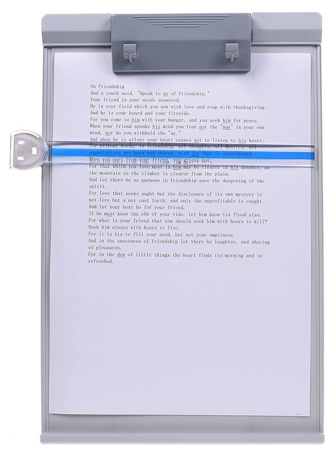 MEZON Plastic Reading Clipboard Desktop Document Holder for Hospital, Office, School, Home and Restaurant (Reading Clipboard) - Image 5