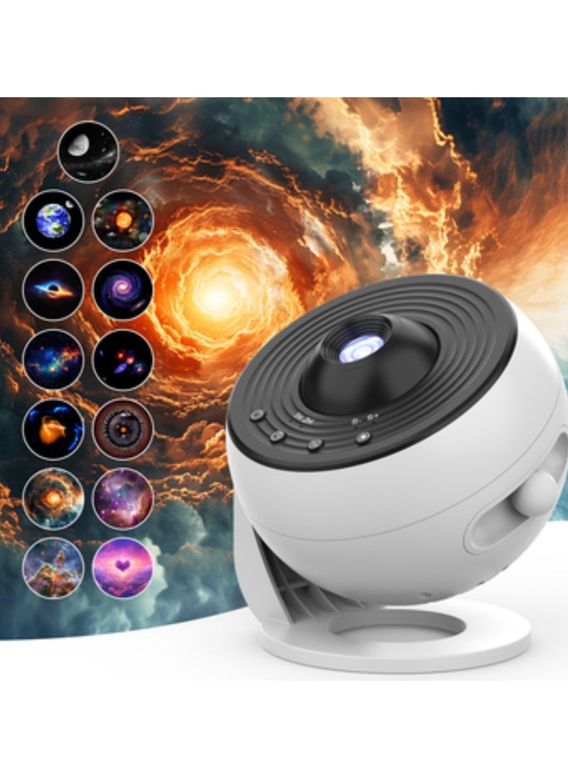 XIPH - Planetarium Galaxy Projector, 13 in 1 Star Light Projector Starry Ceiling Lamp with White Noise - Image 1
