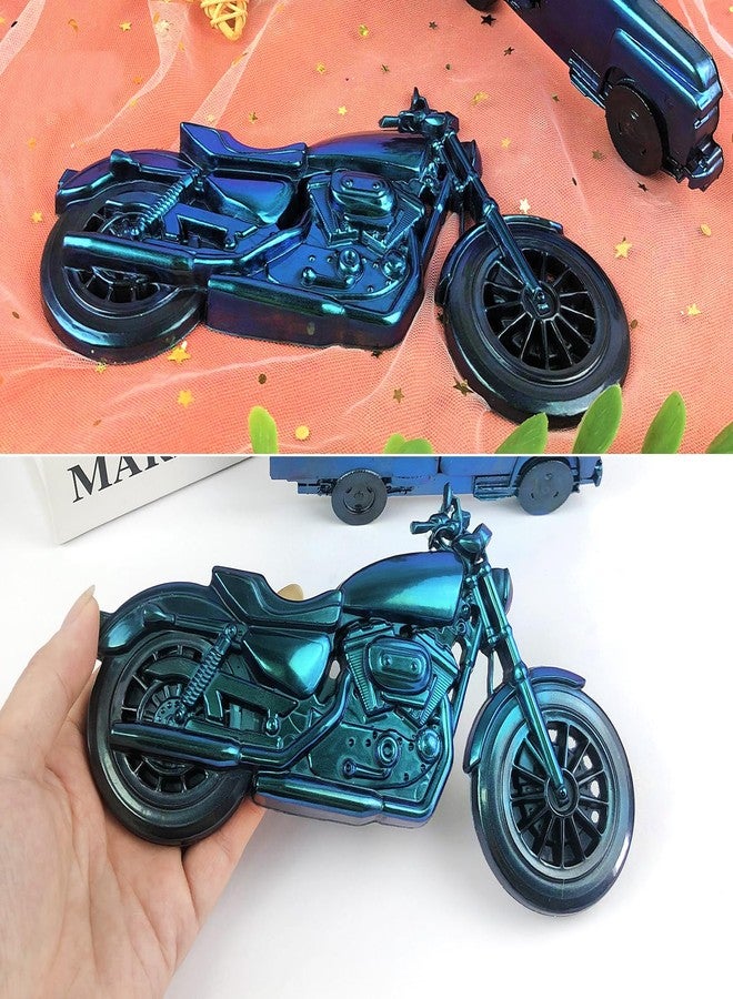 Wehous Unique Motorcycle Silicone Mold 3D Cool Motorcycle Resin Mold Epoxy Mold Vintage Wall Hanging Home Decor Motorbike Silicone Molds for Cake Fondant Chocolate Car Vehicle Craft Resin Accessories - Image 2