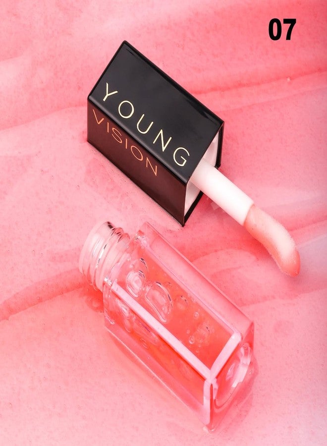 يونج فيجن زيت يونغ فيجن لتفتيح الشفاه، ملمع شفاه بزيت بذور الجوجوبا، مرطب ومنفخ، 0.20 أونصة سائلة (عبوة واحدة) - Image 3