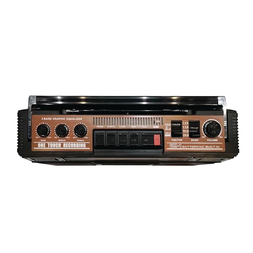 SUPERSONIC راديو وكاسيت سوبر سونيك SC-3201BT 4 نطاقات ومكبر صوت بلوتوث، راديو AM/FM/SW مع تشغيل MP3، USB وبطاقة SD، 3 نطاق EQ ومدخل سماعة - Image 3