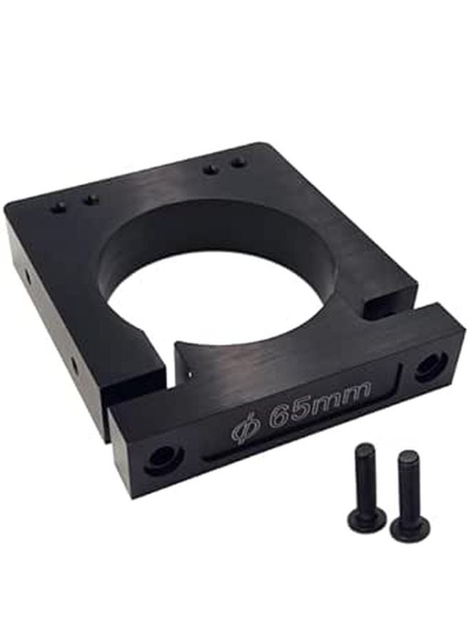 CNC Aluminum Spindle Motor Mount 2.56 Inch Easy Installation With Screws For DIY Projects - Image 1