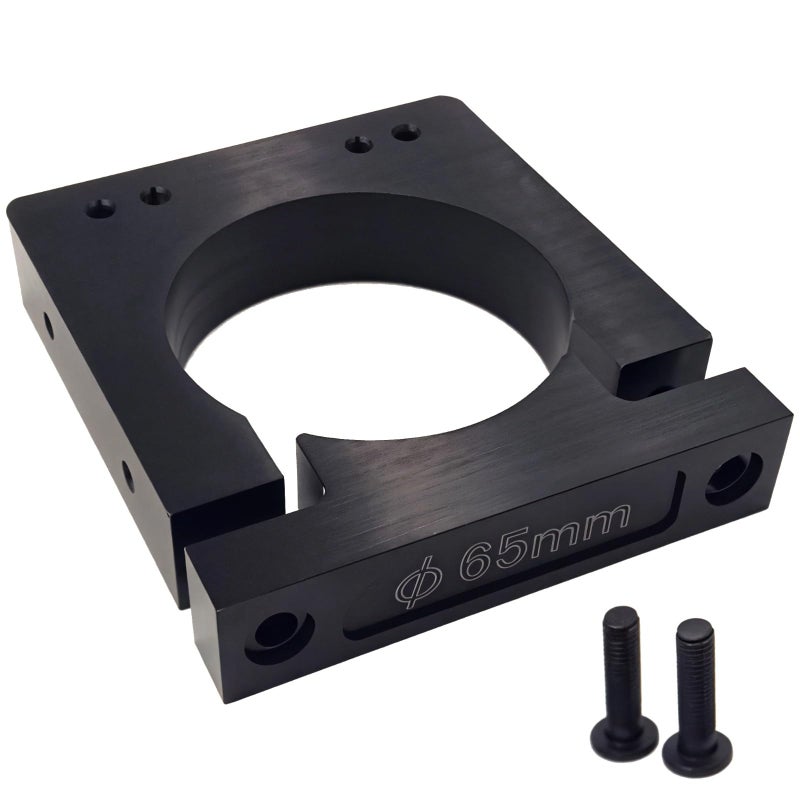 CNC Aluminum Spindle Motor Mount 2.56 Inch Easy Installation With Screws For DIY Projects - Image 2
