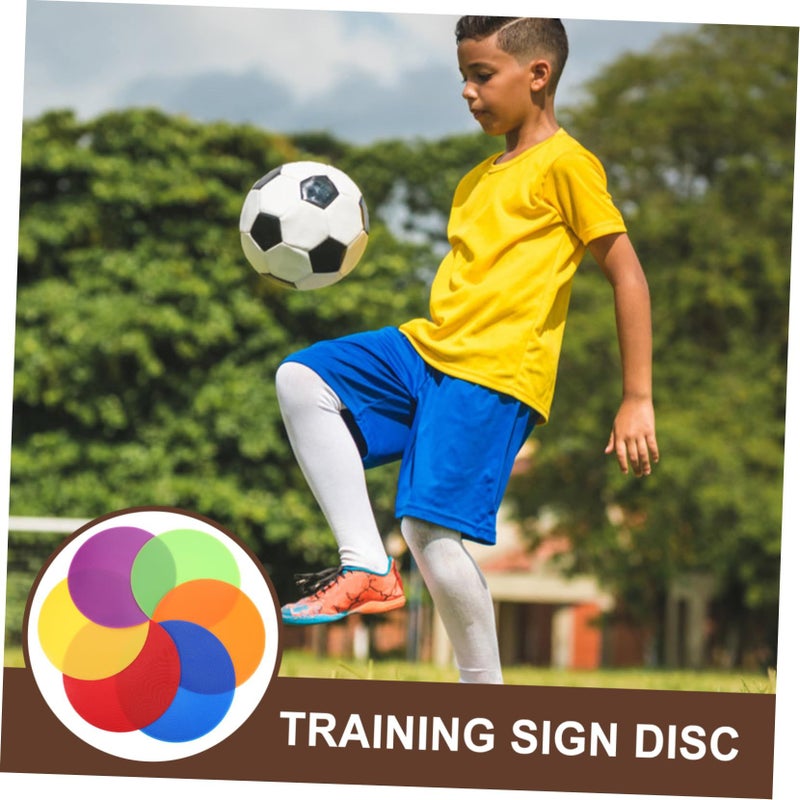 12 Pcs Non Slip Flat Marker Discs For Soccer Football Basketball Sports Training - Image 5