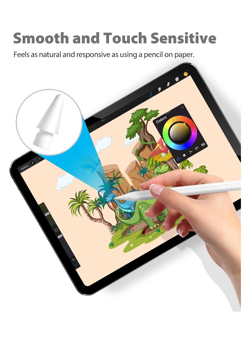 2 Pack Replacement Tips Compatible with Apple Pencil 1st/2nd Gen, Apple Pencil USB-C and Apple Pencil Pro, iPad Pencil Tips with High- Precision Control Pen Like Original Apple Pencil Tips  - Image 5