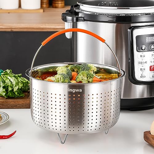 Skingwa Steamer Basket for Instant Pot, Stainless Steel Vegetable Steamer Basket Insert for Pots (6qt) - Image 5