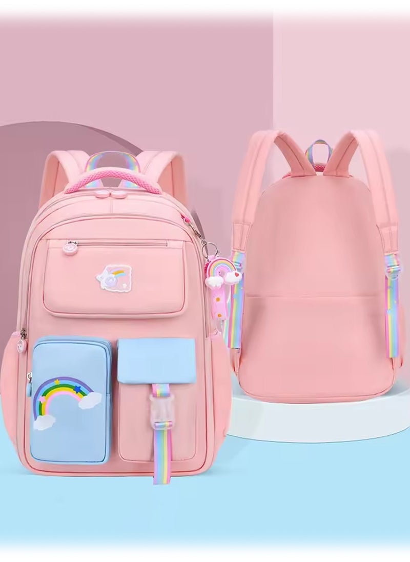 Generic Backpacks for Girls,Waterproof, Large Capacity, Lightweight Kids Backpack with Ergonomic Support, Wide Shoulder Straps, Stylish Color, Cute Design – Ideal for School, Kindergarten, Travel  - Image 1