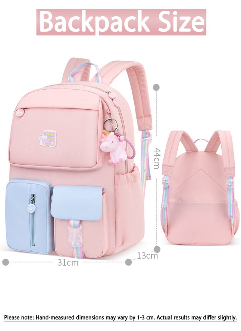 Generic Backpacks for Girls,Waterproof, Large Capacity, Lightweight Kids Backpack with Ergonomic Support, Wide Shoulder Straps, Stylish Color, Cute Design – Ideal for School, Kindergarten, Travel  - Image 2