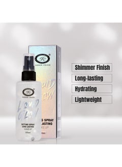 Fashion Colour Liquid Glow Setting Spray 100ml Long Lasting Dewy Finish Hydrating Soothing Makeup Fixer  - Image 3