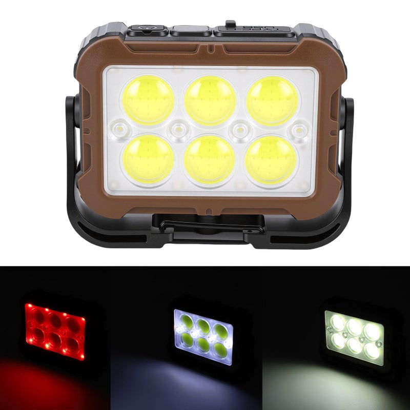 Rechargeable LED Flood Light with Magnetic Stand for Camping Emergency Repair IP54 Waterproof - Image 5