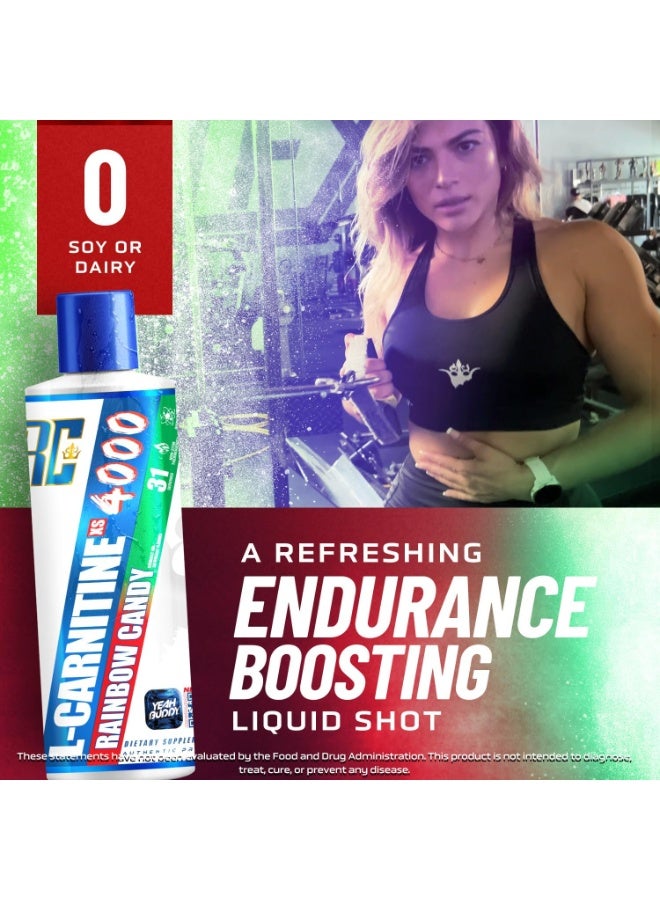 روني كولمان إل-كارنيتين 4000 إكس إس 473 مل بنكهة حلوى قوس قزح - Image 3