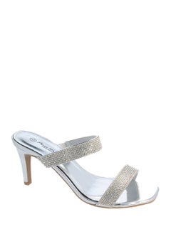 Ginger Glitter Double Strap Mule Sandal 