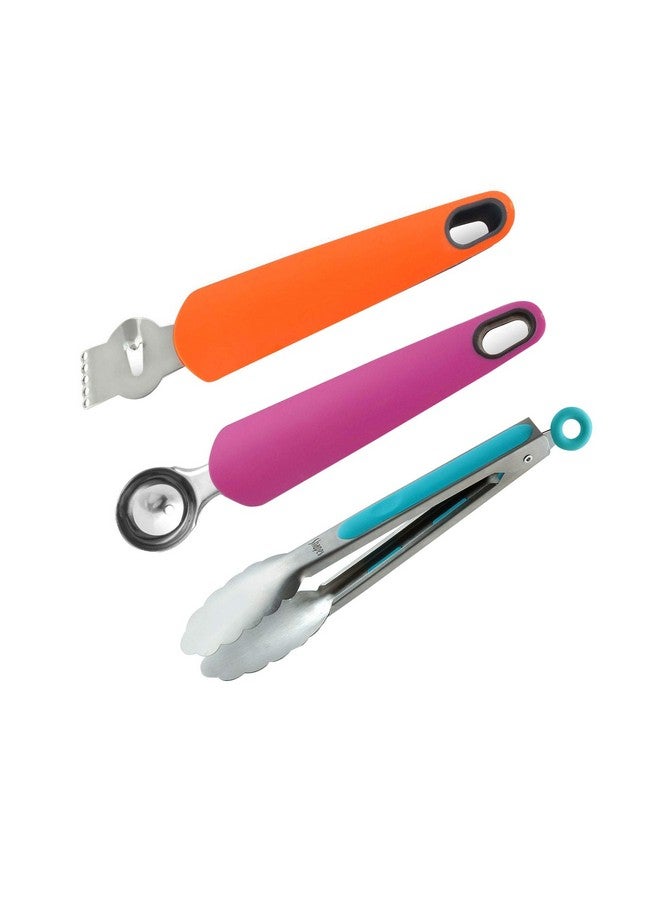 Shapes Imporio Gadget Set (Zester, Melon Baller and 9 inch Serving Tong) - Image 1