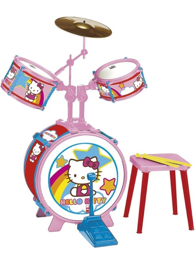 Hello Kitty طقم طبول هالو كيتي مع مقعد 1491 - Image 1