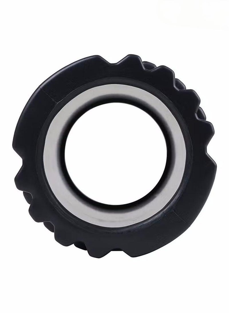 أسطوانة تدليك الظهر لتدليك الأنسجة العميقة للعضلات، أسطوانة إسفنجية عالية الكثافة لتمارين اللياقة البدنية، أسطوانة تدليك، كرة تدليك، شريط مقاومة لتمديد العضلات، لتخفيف الألم والتوتر لكامل الجسم. - Image 2