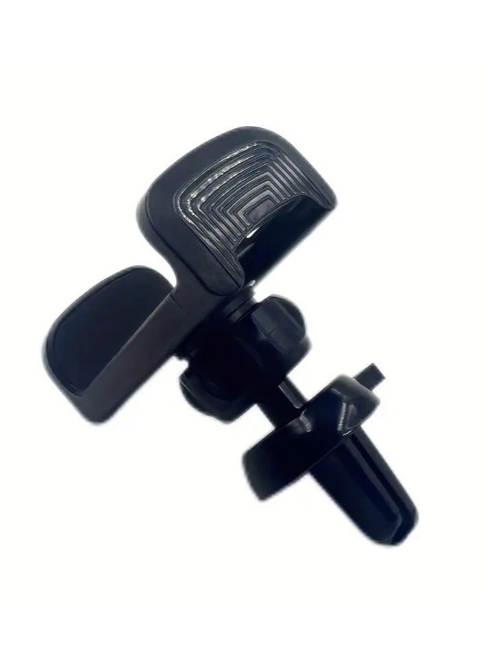 LEDIN ABS Material Rotatable Car Air Vent Phone Holder, Non-Waterproof Universal Vehicle Mount with Strong Magnetic Grip, 360° Adjustable for iPhone and Smartphones, Secure Vent Clip - Auto Phone Cradle - Image 1