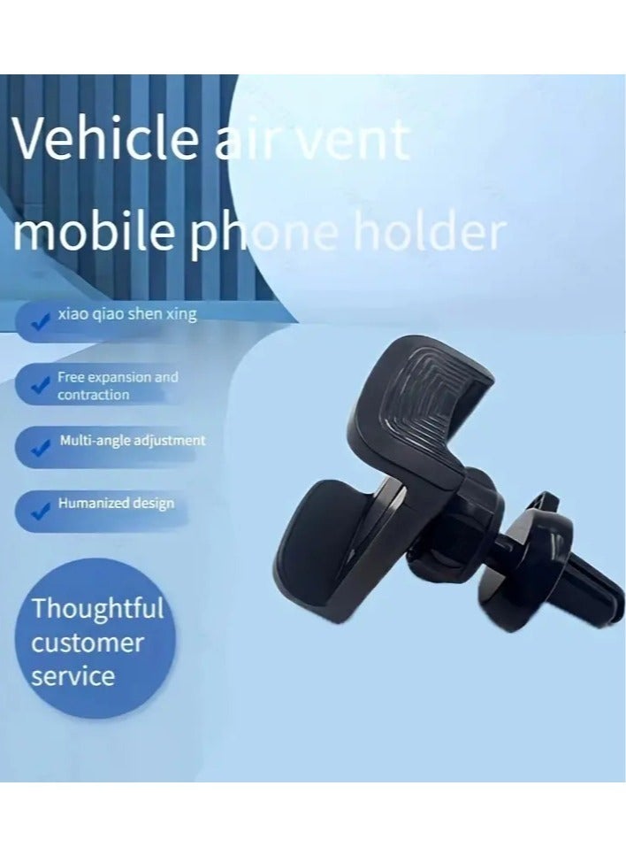 LEDIN ABS Material Rotatable Car Air Vent Phone Holder, Non-Waterproof Universal Vehicle Mount with Strong Magnetic Grip, 360° Adjustable for iPhone and Smartphones, Secure Vent Clip - Auto Phone Cradle - Image 2