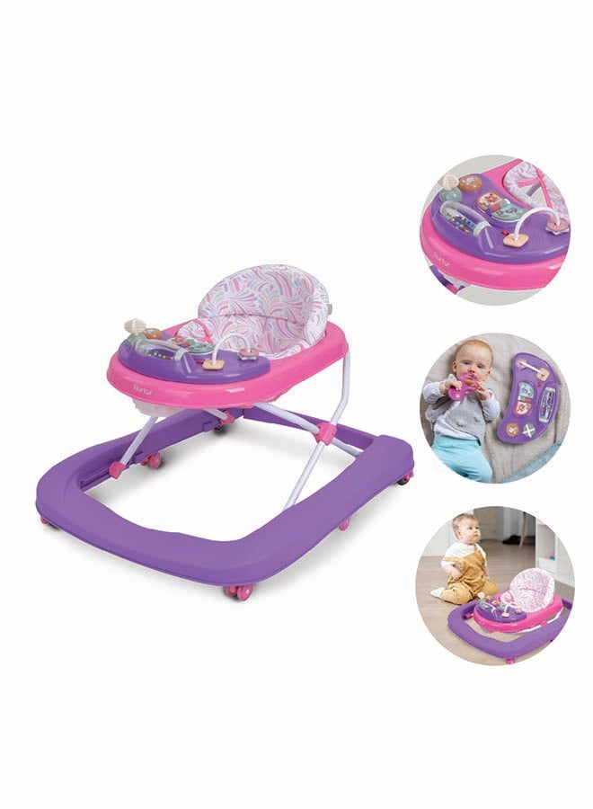 Nurtur 3 In 1 Baby Multi Walker-rocking Function- Music - 3 Height Adjustment, easy fold - Multi - Image 1