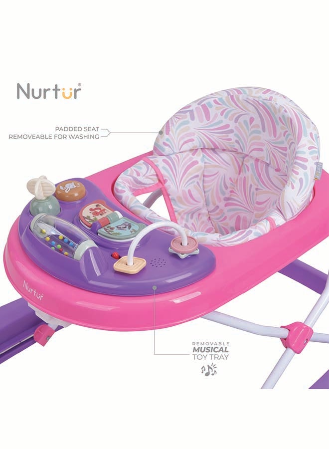 Nurtur 3 In 1 Baby Multi Walker-rocking Function- Music - 3 Height Adjustment, easy fold - Multi - Image 3