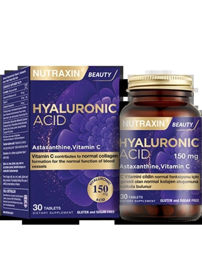 NUTRAXIN Beauty Hyaluronic Acid 30 Tablets