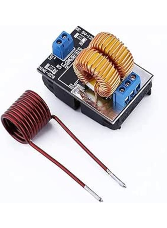 High-Efficiency ZVS Induction Heating Module with 120W Output – Mini 5–12VDC Power Input for DIY Metal Melting, Soldering, and Educational Projects