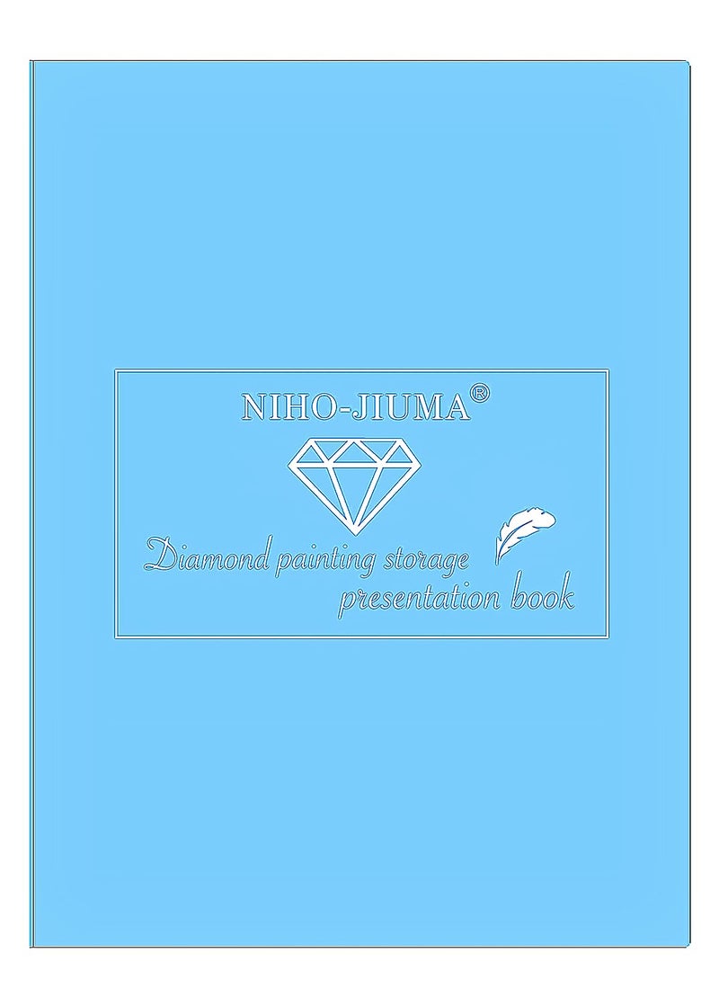 NIHOJIUMA Diamond Art PortfolioGift 40 Page Storage Book for 12x16in30x40cm Diamond Paintings