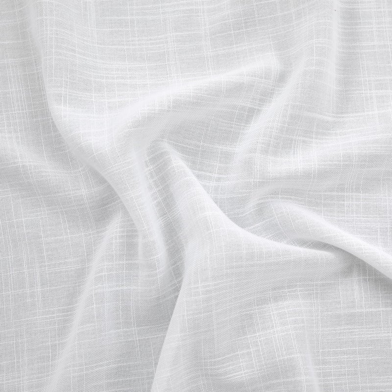 KOUFALL الستائر النافذة ذات الطول القصيرة في Koufall للمطبخ الكتان المطبخ بريسيلا الستائر الفاخرة لغرفة نوم الحمام 45 بوصة طويلة - Image 3