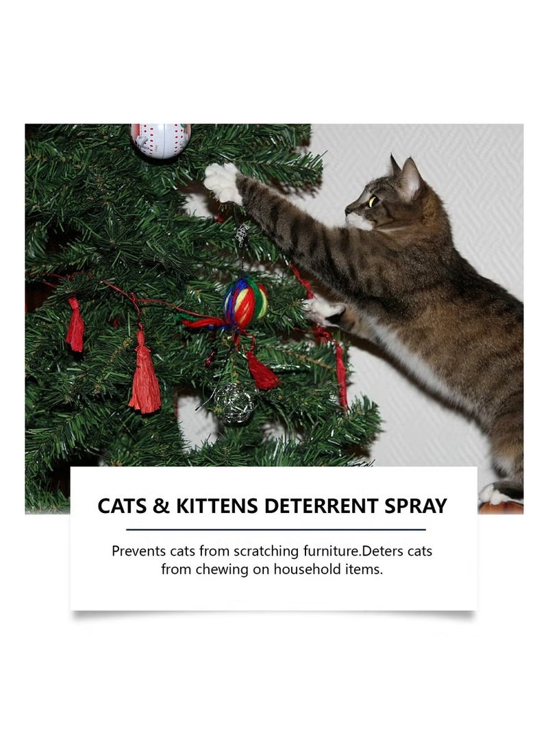 YEGBONG Natural Cat Deterrent Spray - 100ml No-Scratch Formula, Furniture Protector with Plant-Based Ingredients, Training Aid to Keep Cats Off Counters/Couches (Indoor Use, Unscented) - Image 3